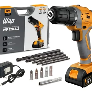 Parafusadeira E Furadeira Wf12k3.2 Bateria 12v Wap Amarelo E Preto Bivolt