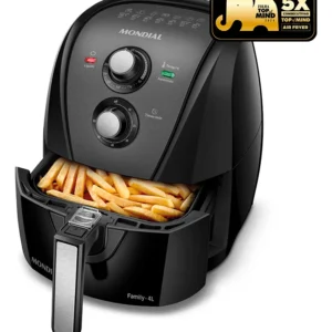 Fritadeira sem óleo air fryer 4L Mondial 1500W