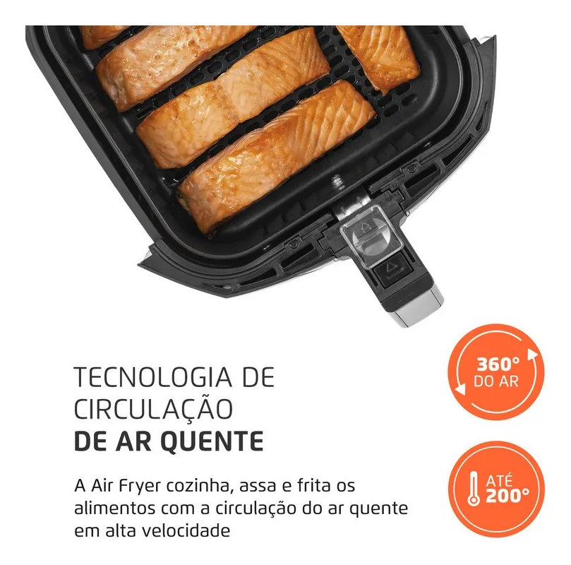 Fritadeira sem óleo air fryer 4L Mondial 1500W - Imagem 6
